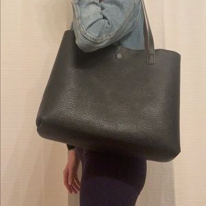 Reversible vegan “leather” purse